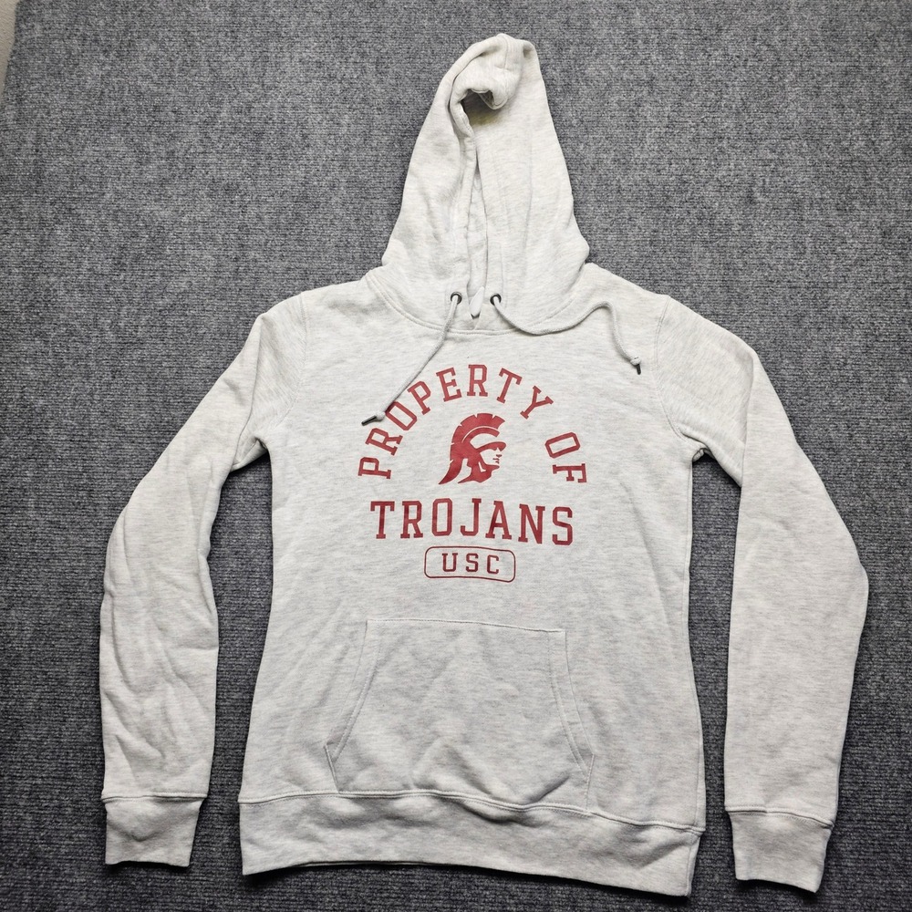 Top of the World USC Trojans Hoodie Gray Small Property of Trojans NCAA Pullover